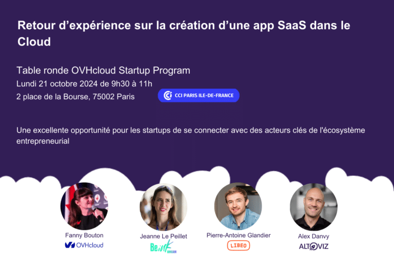 Table ronde cloud par OVHcloud et CCI Paris